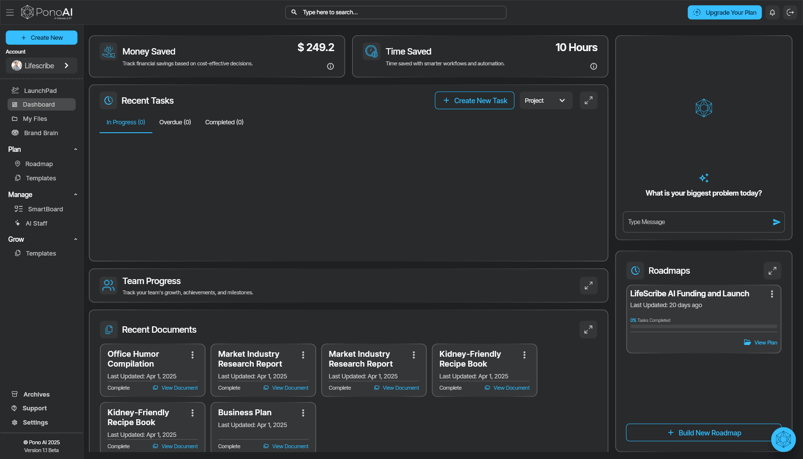 PONO Dashboard
